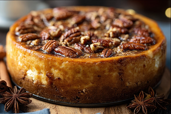 Parks Pastries Pecan Pie Cheesecake