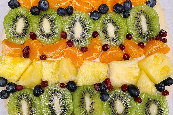 Easter Egg Fruit Tart